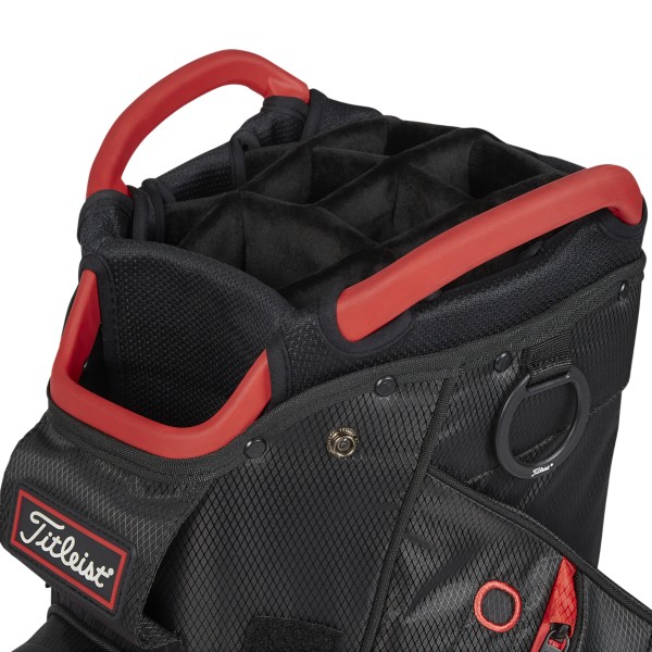Titleist Cart 14 StaDry Bag — Handschuh-Klettpad und Handtuchring im Detail