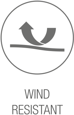 Wind resistant performance icon