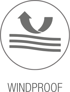 Winddichte Konstruktion Icon
