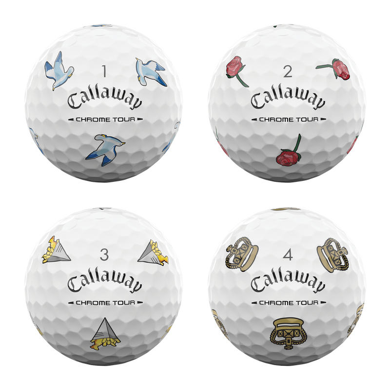 Callaway Chrome Tour July Major 2026 – Detail des Küsten-Links-Designs