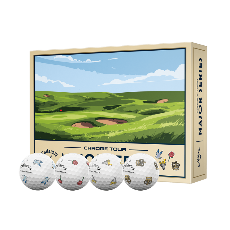 Callaway Chrome Tour July Major 2026 – Gesamtansicht der Box Limited Edition
