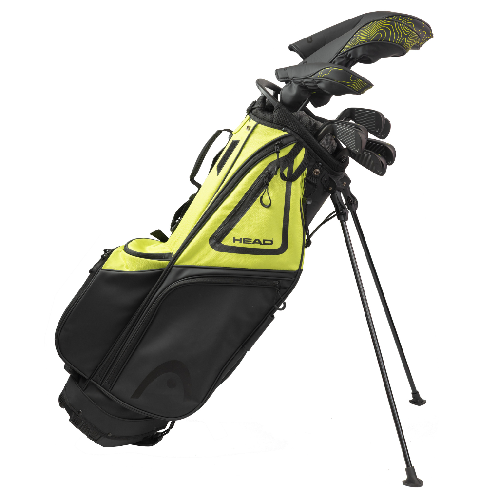 HEAD Golf Complete Set — Detailansicht Hölzer mit Graphitschaft und Eisen mit Stahlschaft