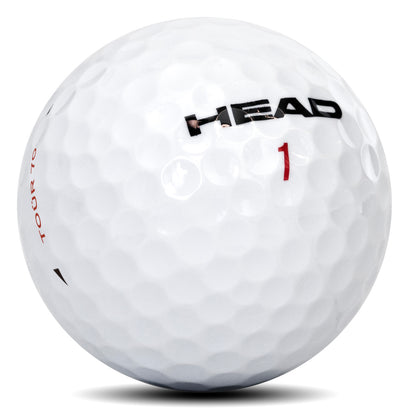 HEAD TOUR 70 Golfball Nahaufnahme mit Urethan-Schale und Dimple-Muster
