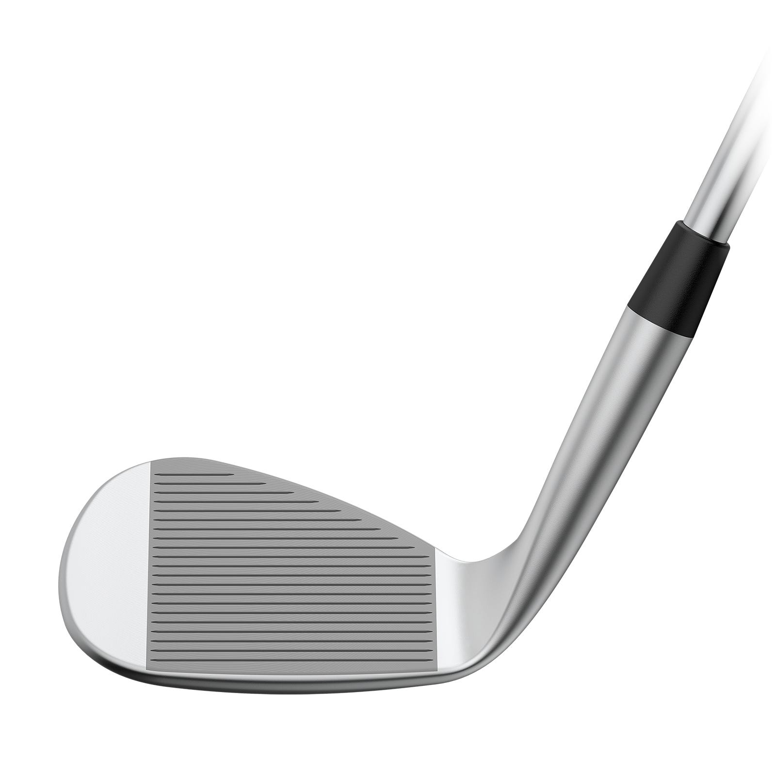 Face view of Chrome s259 wedge showing precision-milled grooves