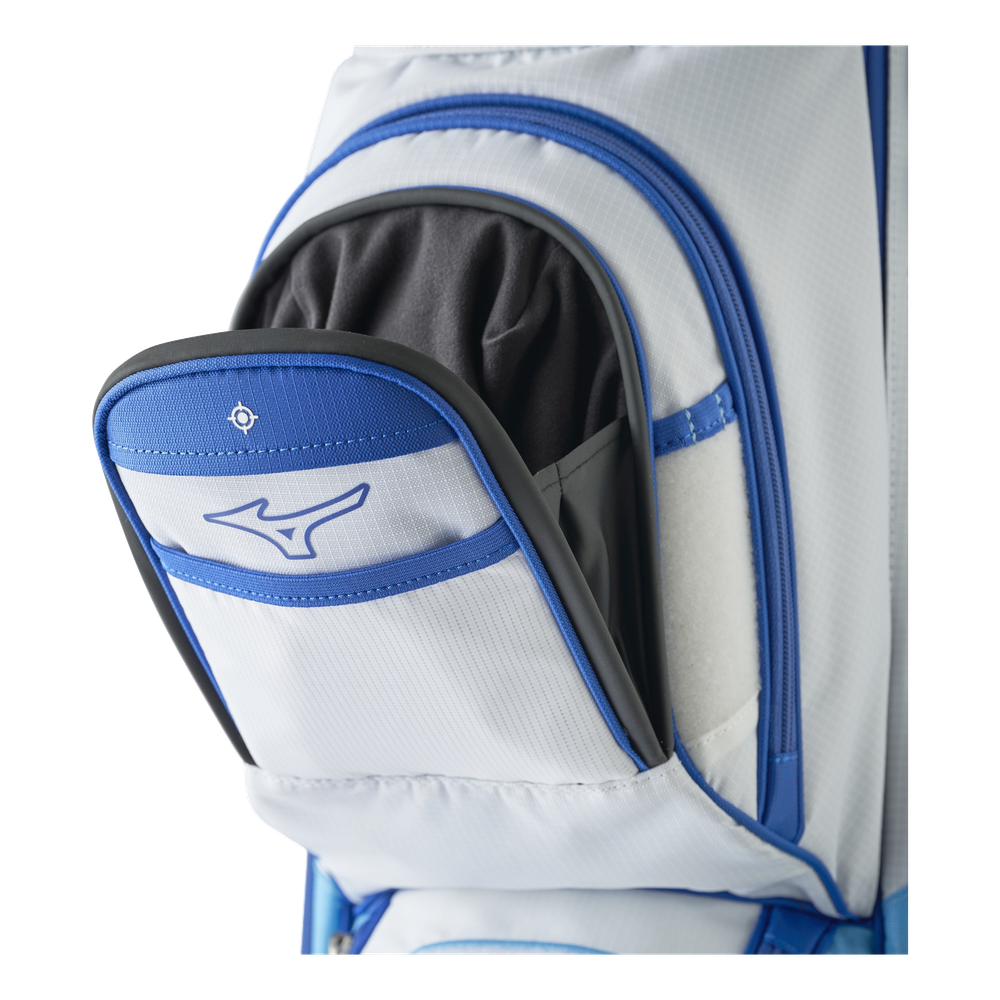 Mizuno BR-D4 Cartbag Staff – mit Fleece gefütterte Magnettasche