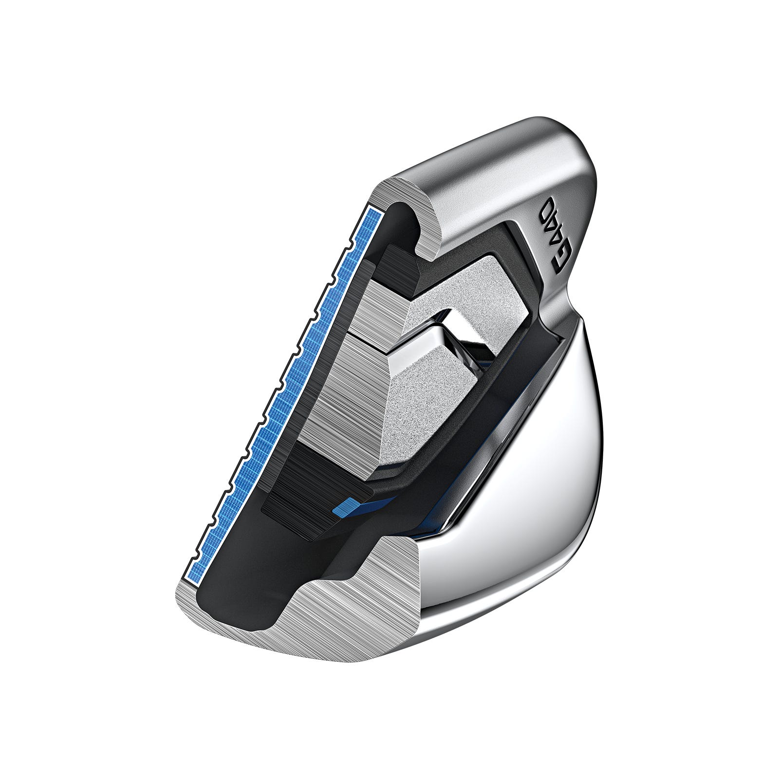 PING G440 Querschnitt zeigt niedrigen Schwerpunkt und PurFlex Badge