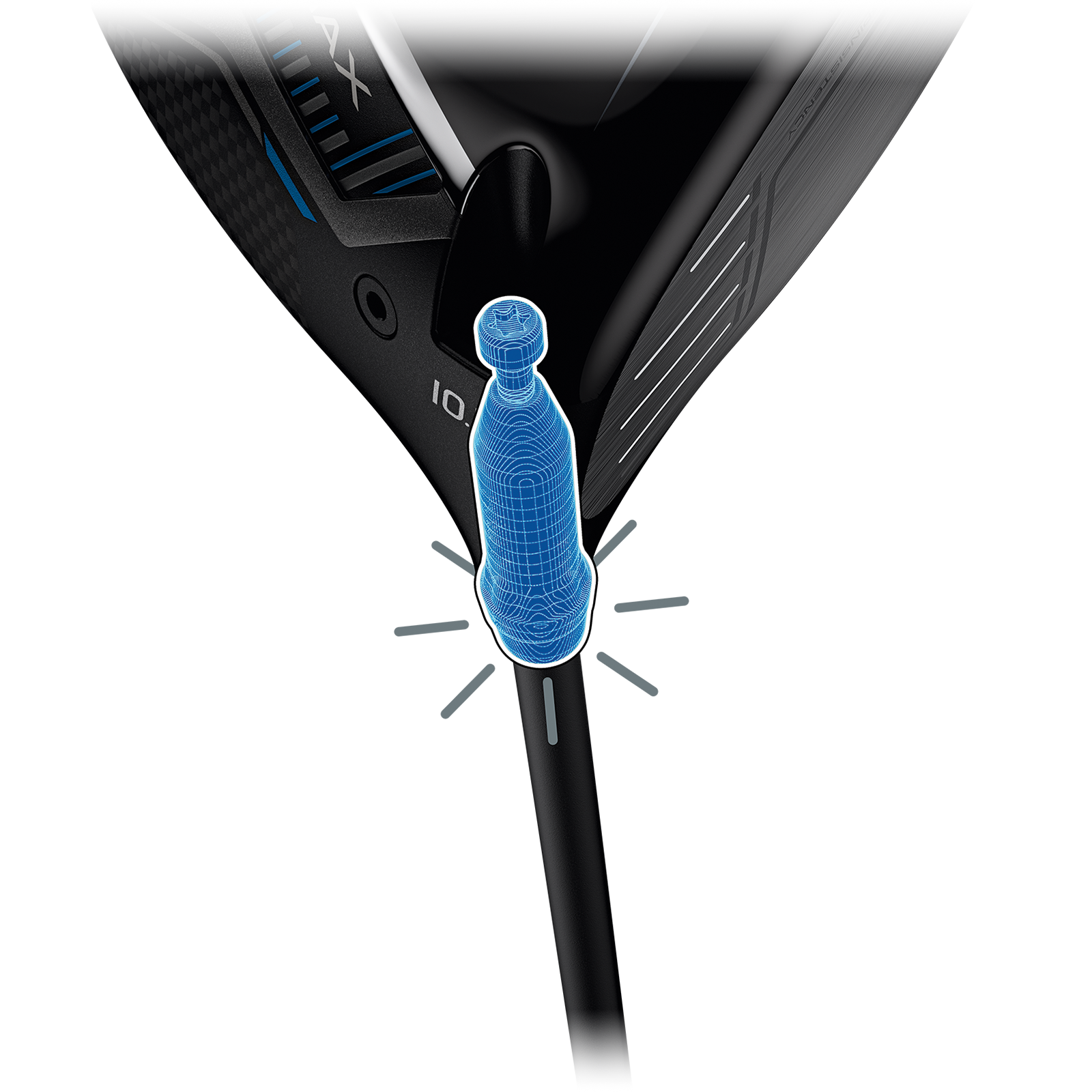 PING G440 driver Trajectory Tuning 2.0 hosel adjustment illustration