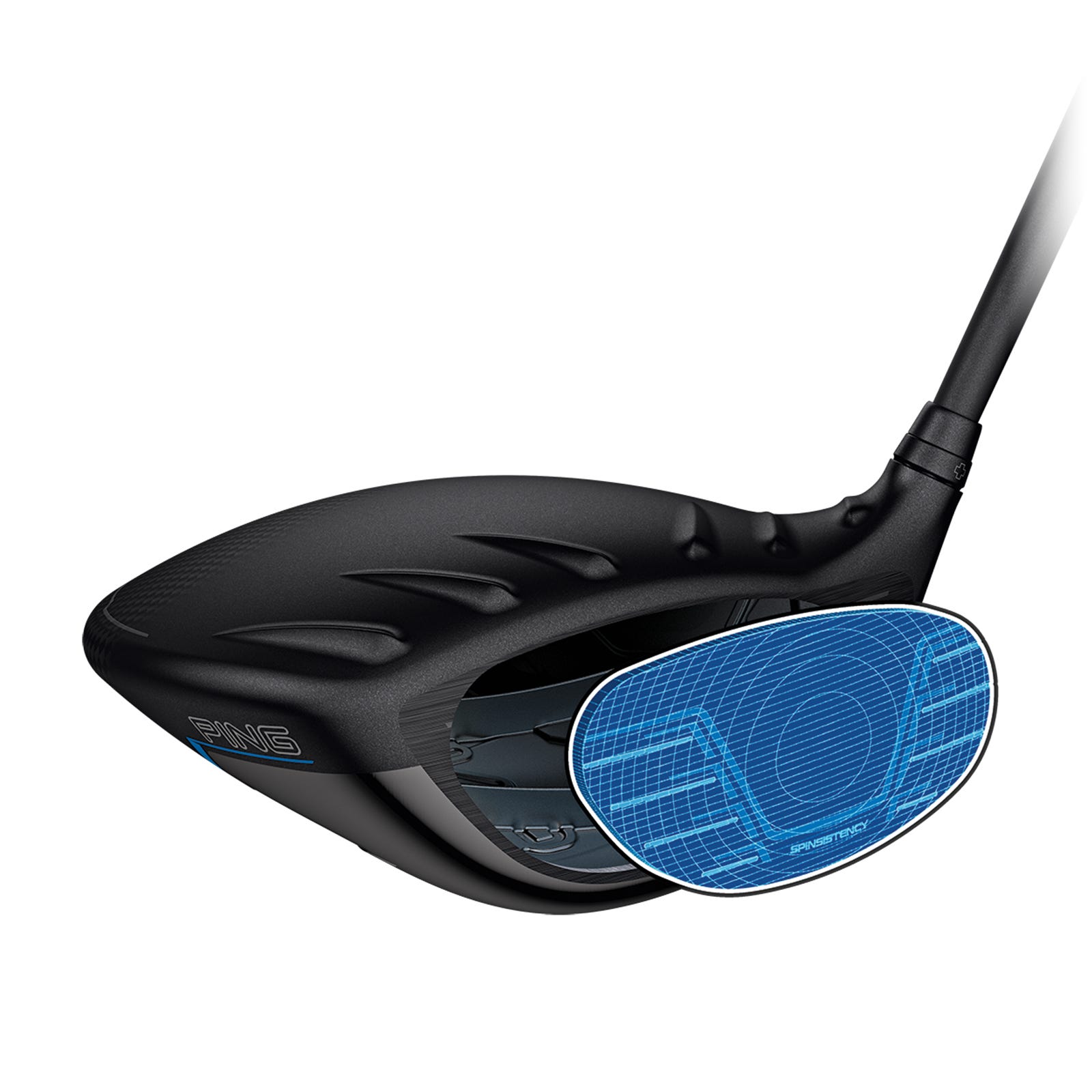 PING G440 exploded face illustration showing thinner face construction