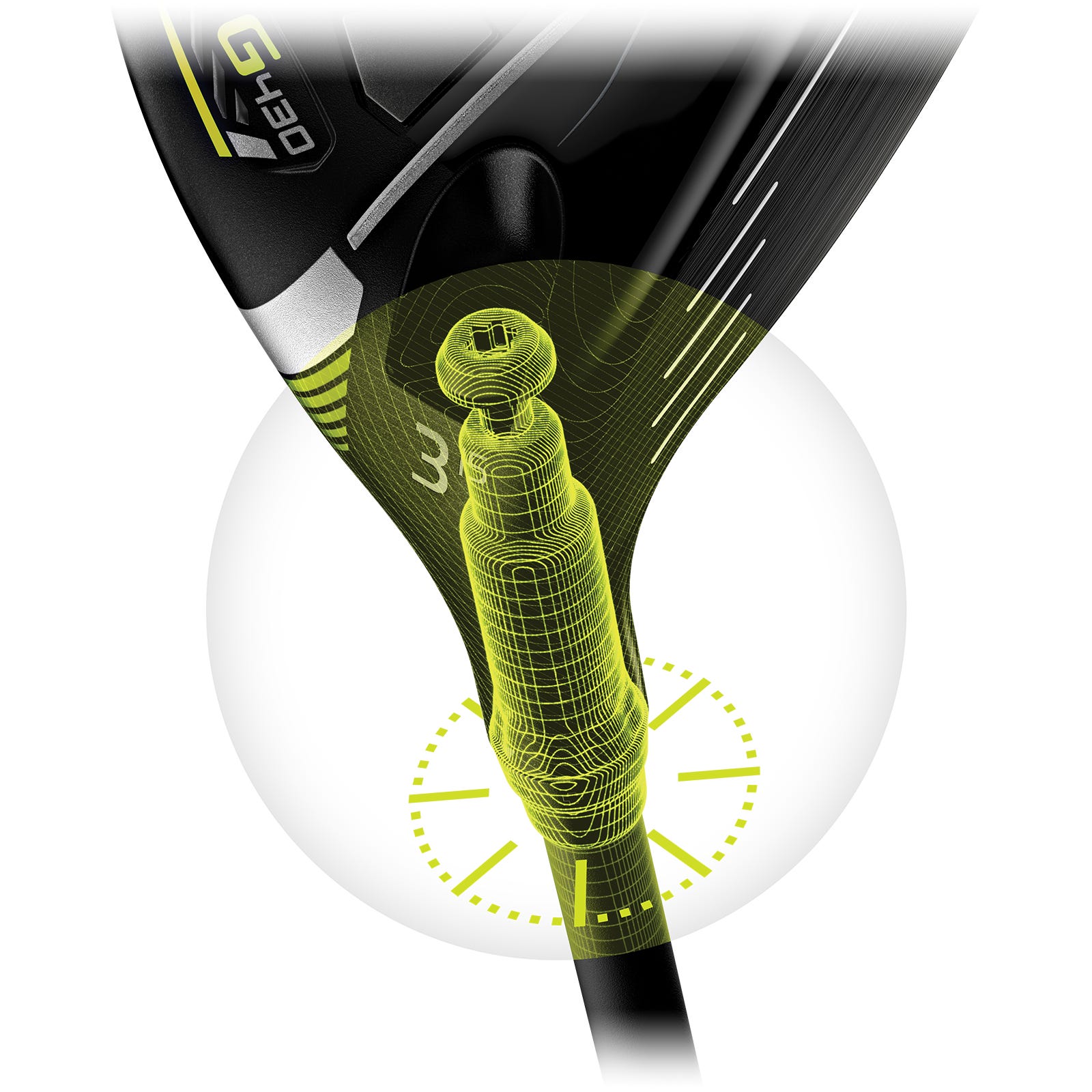 PING G440 Fairway verstellbares Hosel Flugbahn-Tuning Illustration