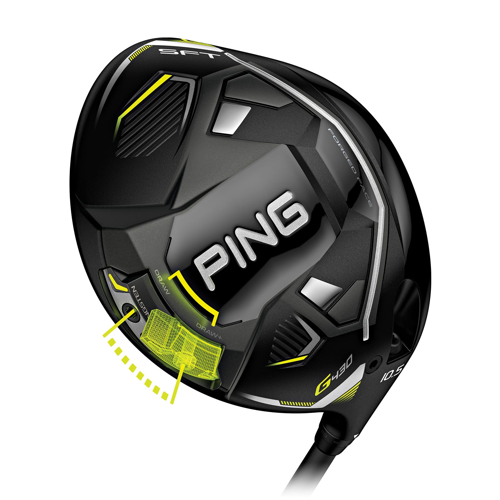 PING G440 SFT Driver Gewichtsverteilung Illustration mit CG-Positionierung