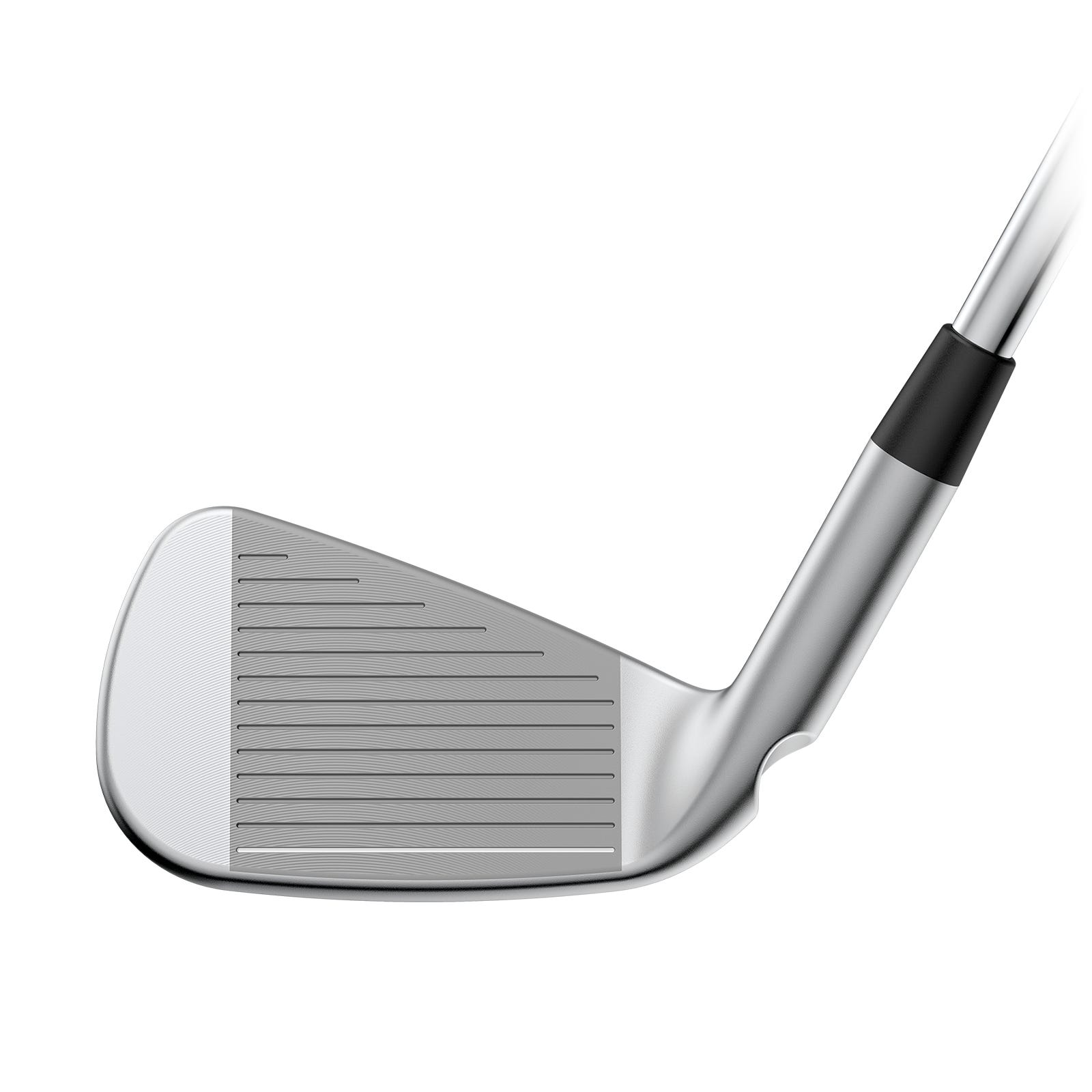 PING i240 7er-Eisen Schlagflächenansicht mit tour-erprobter Groove-Geometrie