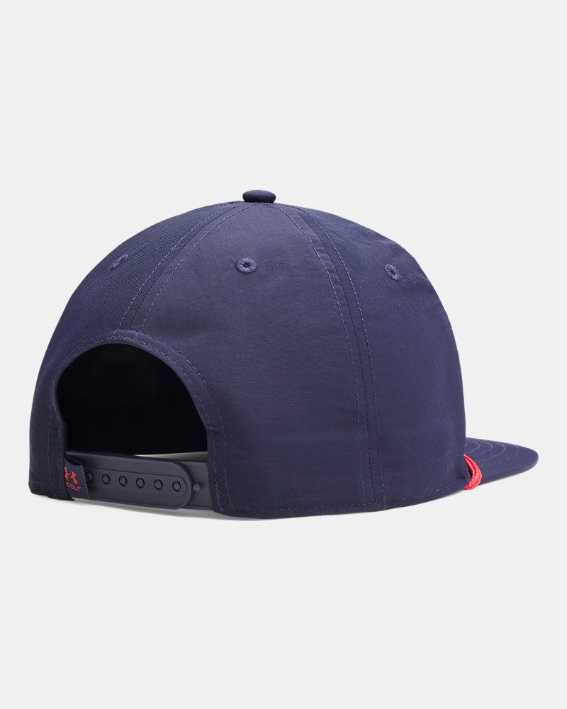 Under Armour Drive Mid Golf Cap – Rückansicht mit Snapback-Verschluss