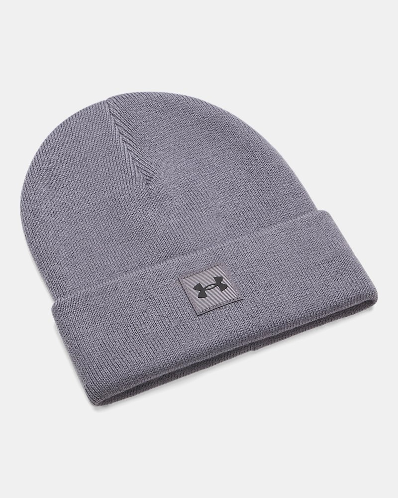 Under Armour Halftime Beanie – Vorderansicht, Grau