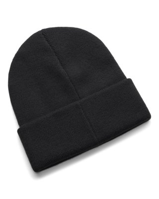 Under Armour Halftime Cuff Beanie Rückansicht, schwarz