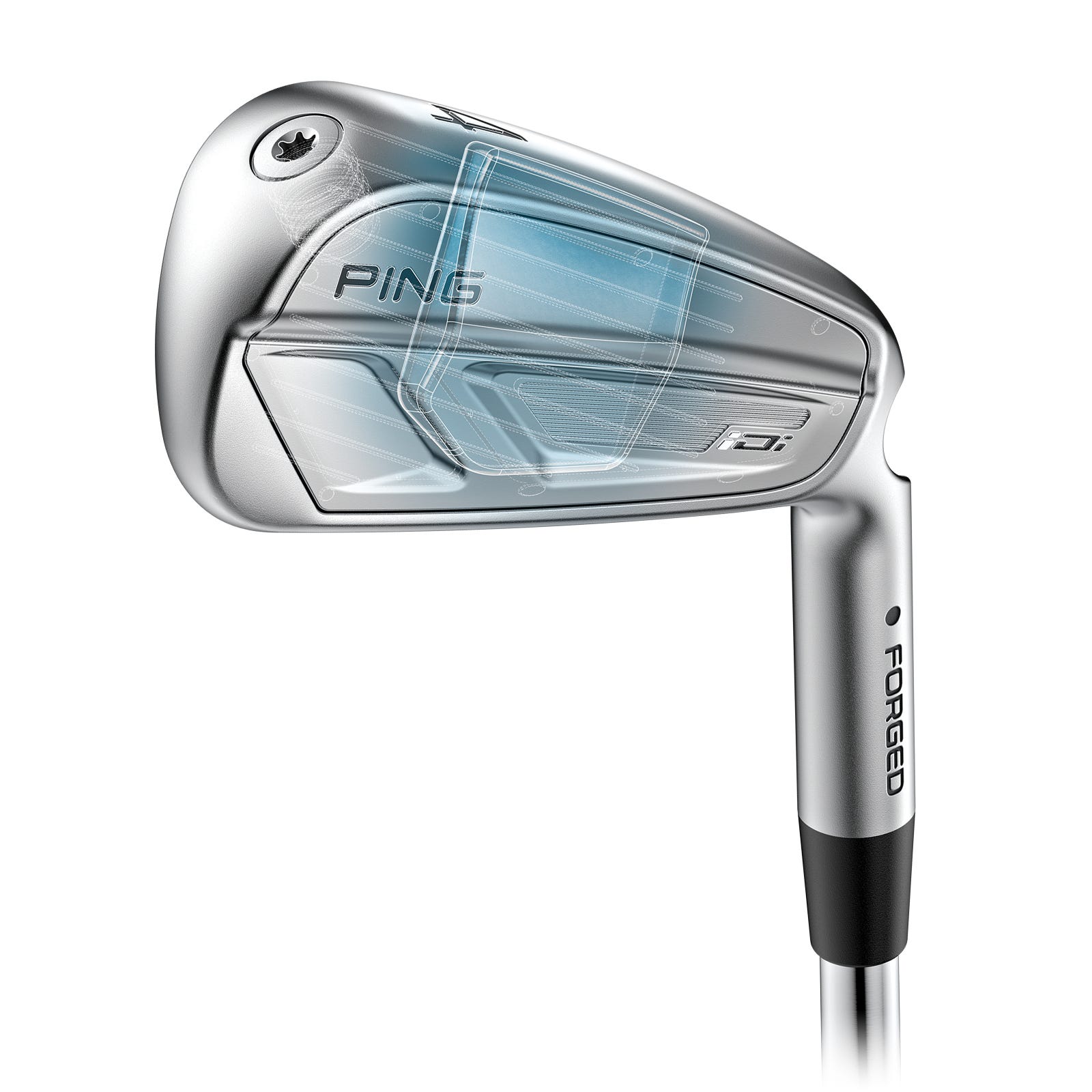 Röntgenillustration des PING iDi Driving Irons, das die inR-Air-Tasche zeigt