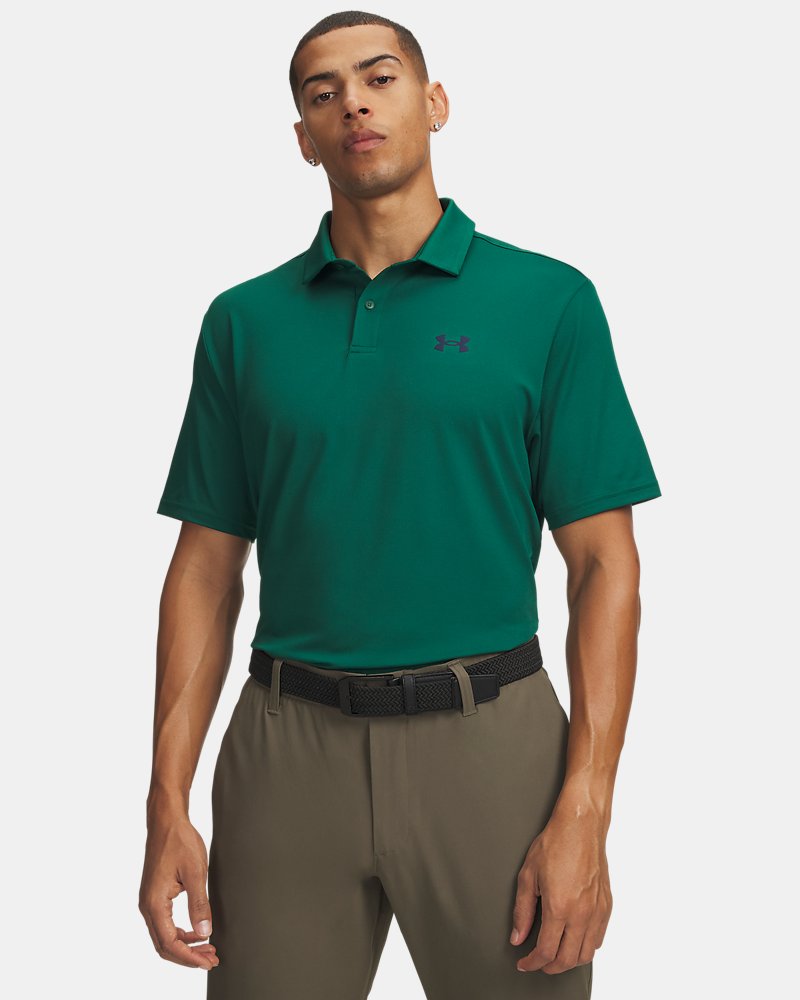 Under Armour Matchplay Polo – Vorderansicht, Campus Ivy / Academy