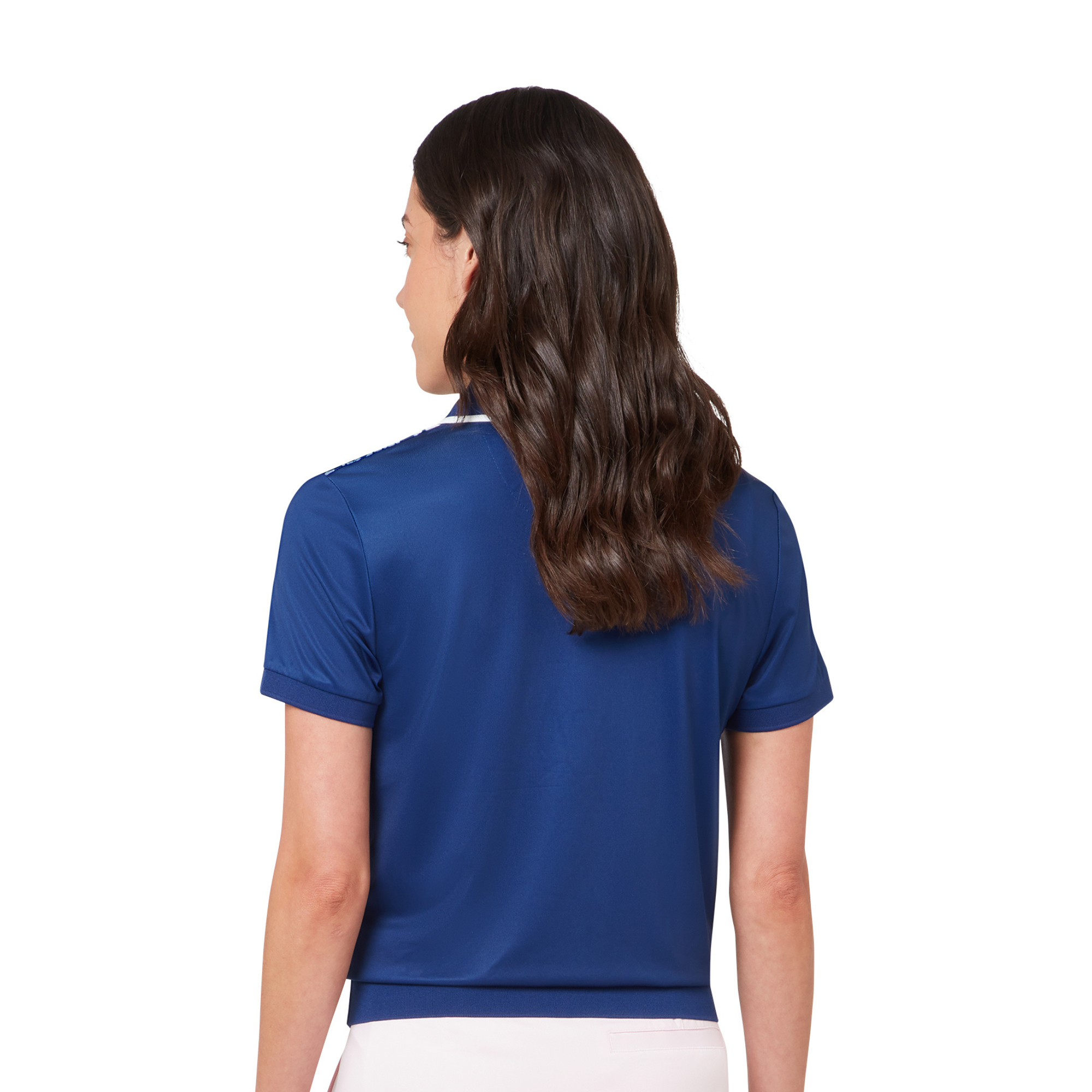 Callaway Floral Blossom Damen-Polo Blue Depths – Detailansicht