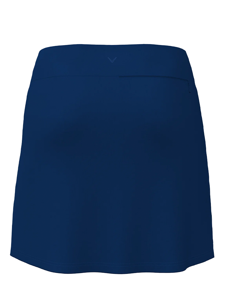 Callaway Floral Printed Wrap Skort Blue Depths – Seitenansicht mit Wickeldesign