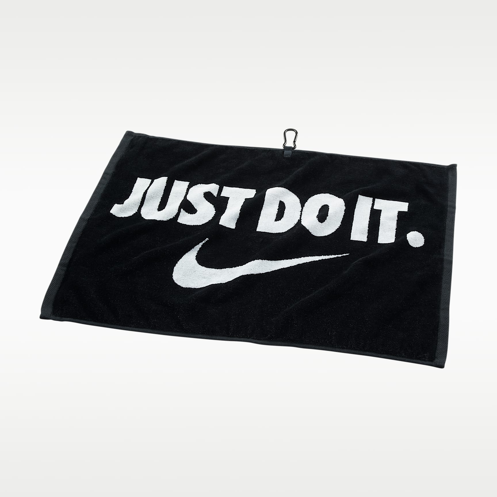 Nike Performance Golfhandtuch mit Karabinerclip zur Befestigung an der Golftasche