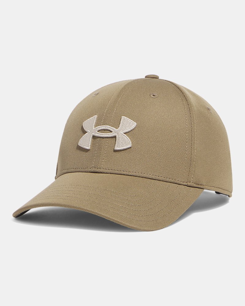 Under Armour Blitzing Low Kappe – Vorderansicht, Bayou/Sandstorm