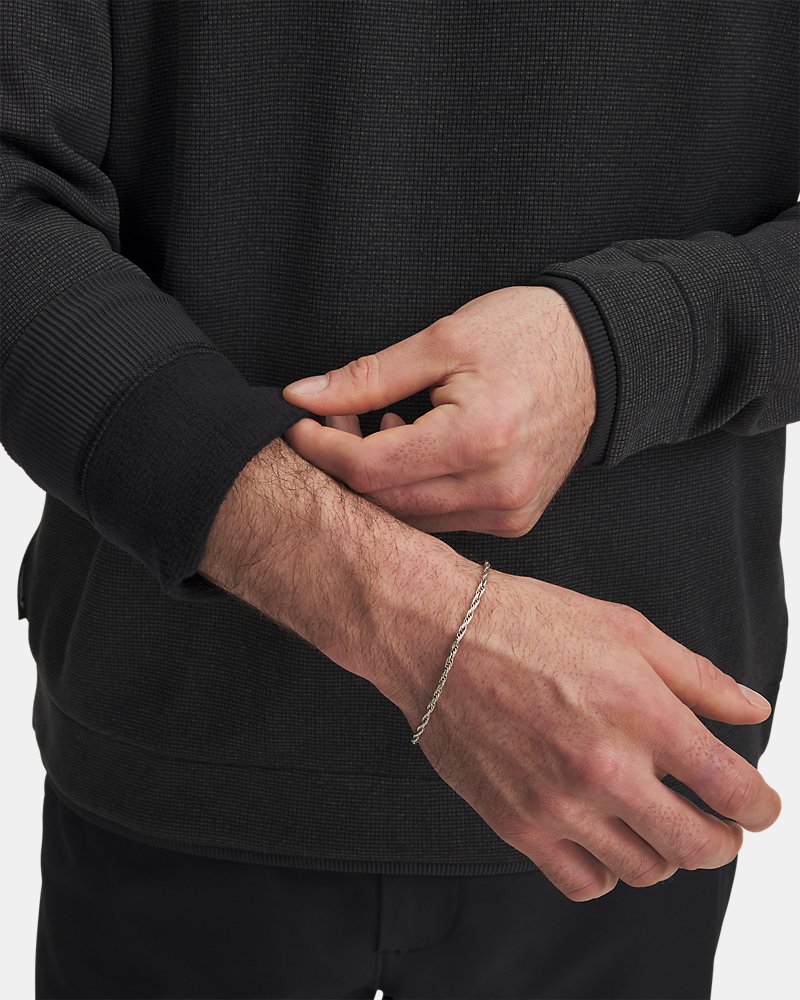 UA SweaterFleece Stoffdetail – Gitterstruktur und gebürstete Innenseite