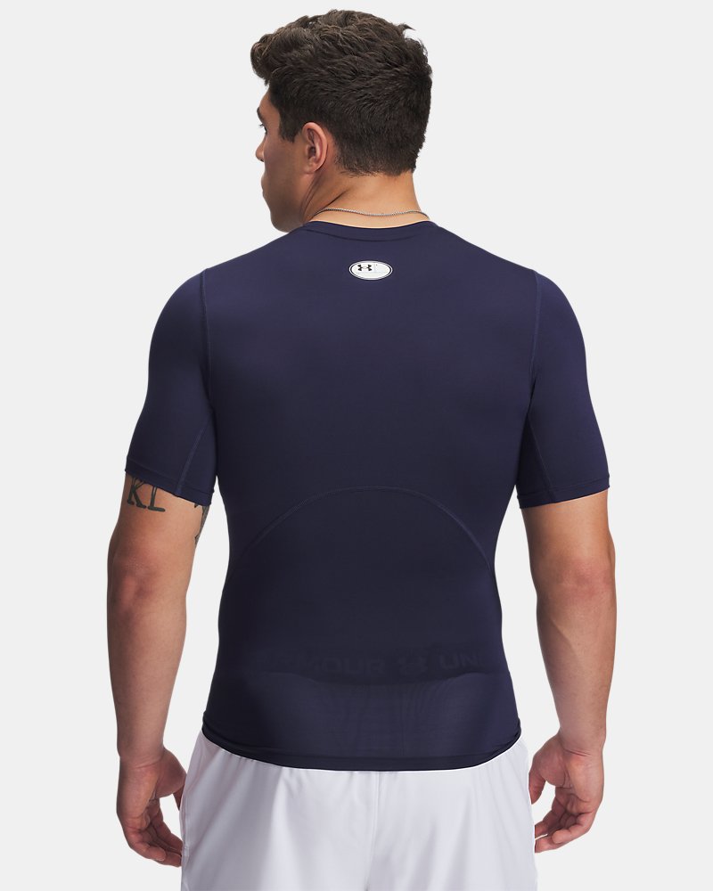 Under Armour HeatGear Kompressions-Top – Rückansicht mit Mesh-Einsätzen