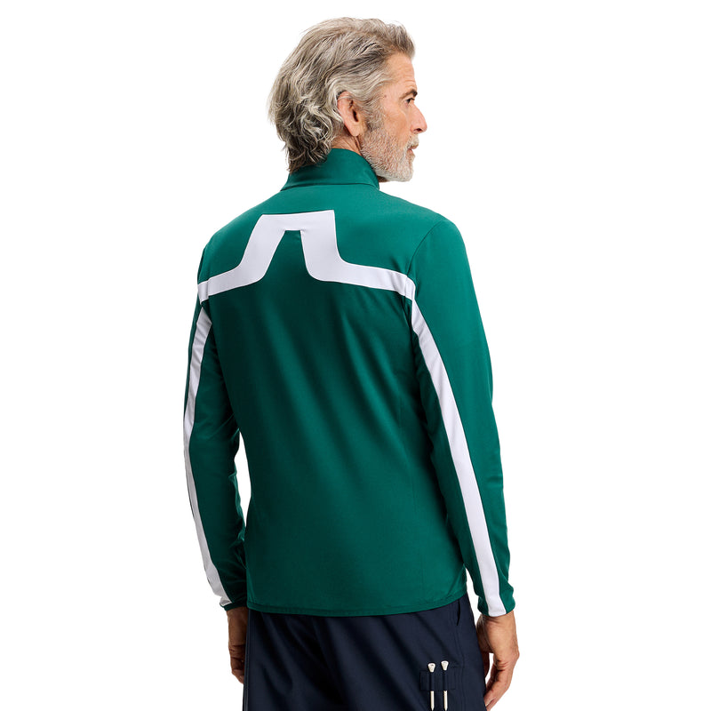J.Lindeberg Jarvis Mid Layer Jacke Forest Biome – Seiten- und Rückendetail