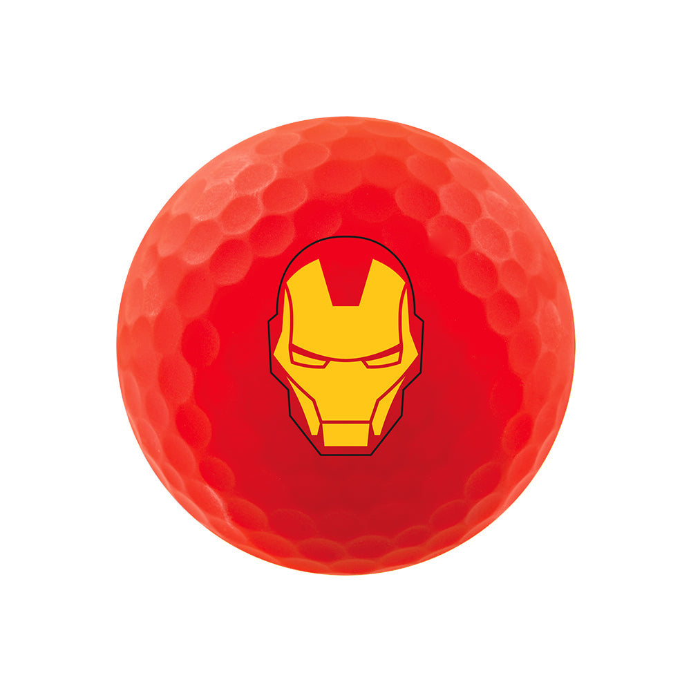 Roter Iron Man Volvik Vimat matter Golfball