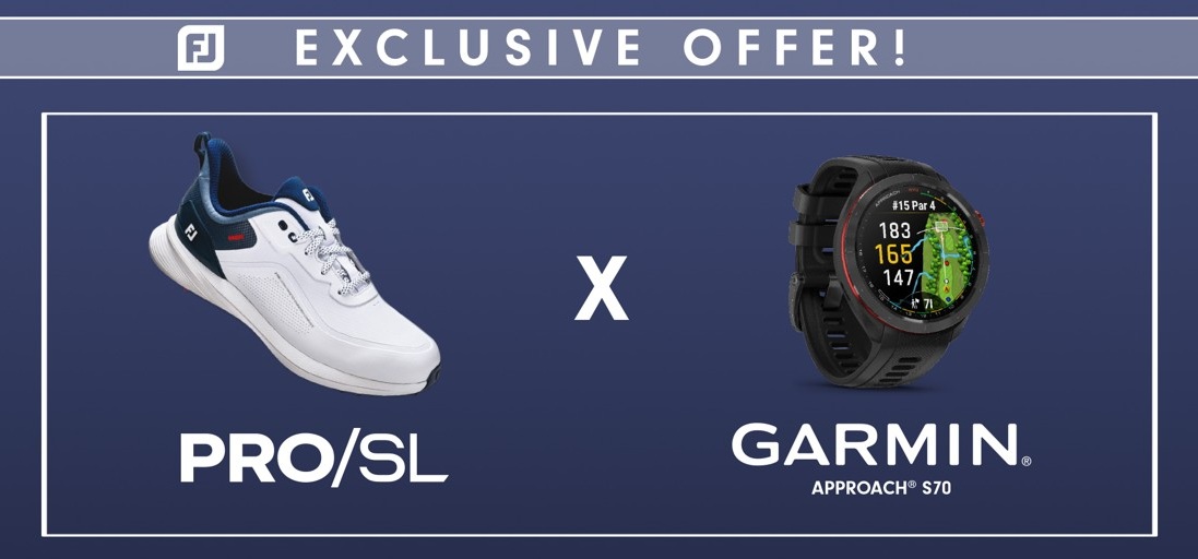 FootJoy Pro/SL x Garmin Approach S70 Gewinnspiel